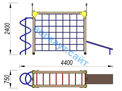 Детский спортивный комплекс Юниор ДСК 3105 в Петрозаводске