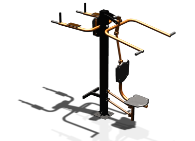Уличный тренажер "Верхняя тяга Брусья Пресс" УТ339 в Петрозаводске