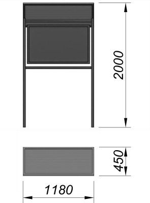 Информационный стенд МАФ 6006 в Петрозаводске