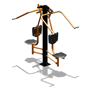 Уличный тренажер  "Верхняя тяга двойная"  УТ207 в Петрозаводске