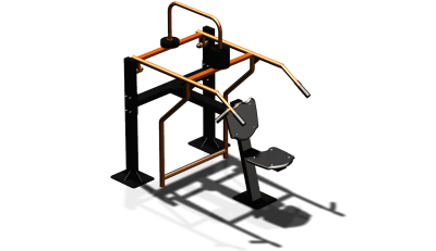 Силовой уличный тренажер  "Жим вверх сидя"  УТ403 в Петрозаводске